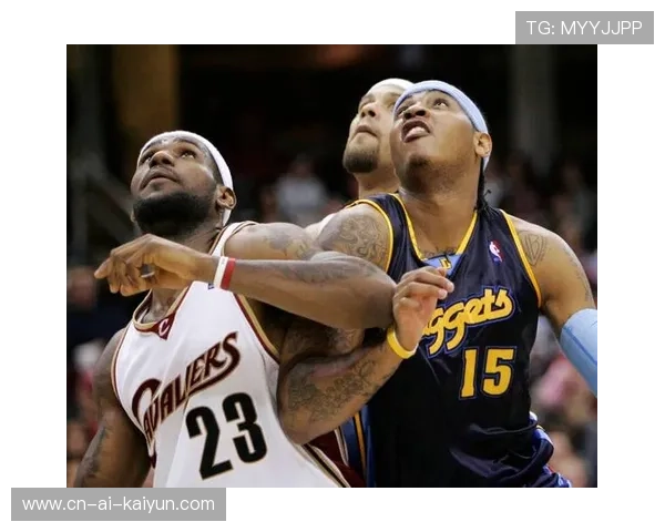 安东尼模仿巴蒂尔遮眼防守詹姆斯，搞笑互动成经典